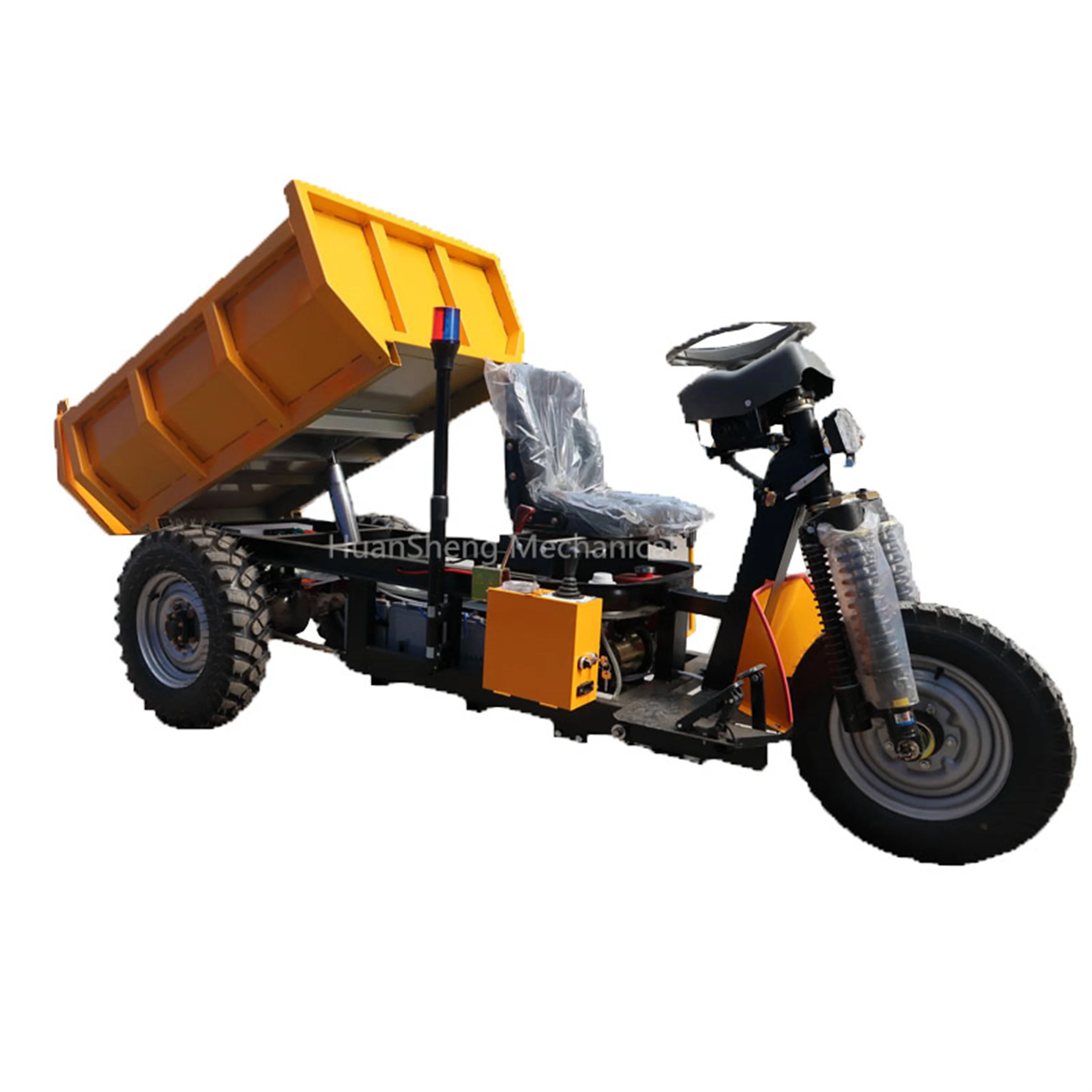 New Design 3 Wheel Dumper 1.5t Loading Capacity Peru Mine Dumper Low Price 2 Ton Tricycle