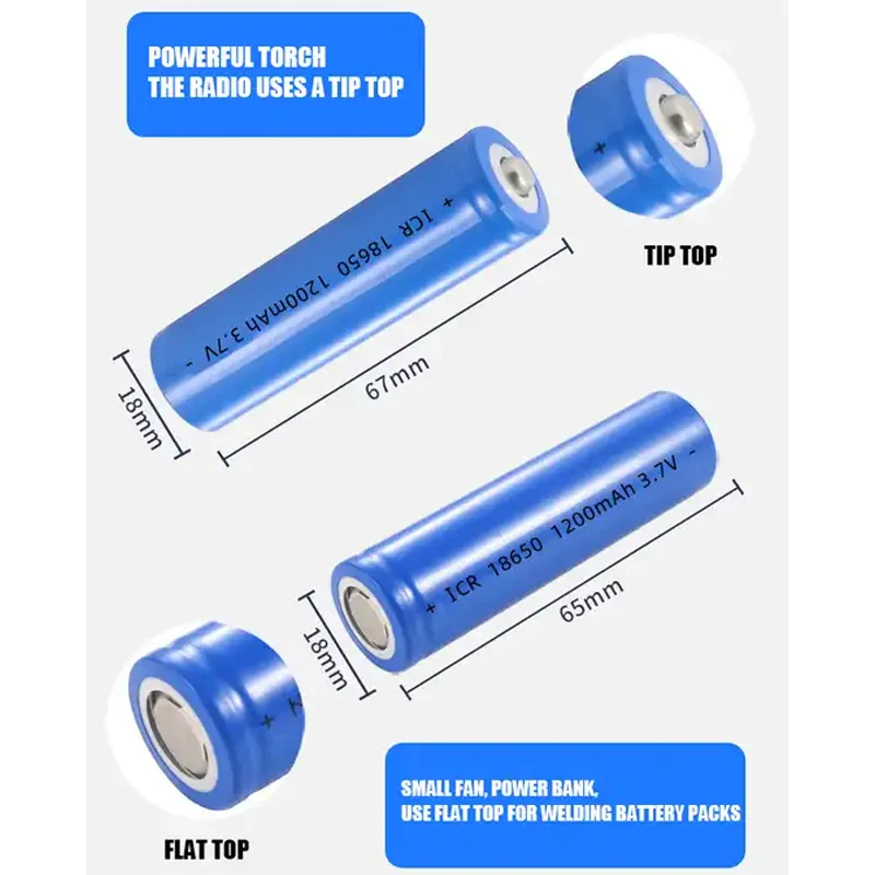 Hot Sale Bulk Stock High Capacity  Cylindrical Lithium Cell 18650 3.7V  2000mah to 3000mah Li Ion 18650 Rechargeable Battery