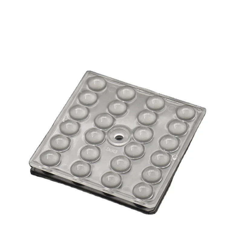 5050 square optical lens 3 5 10 degree narrow beam 3535 5050 Smd module multiple Led reflector lens