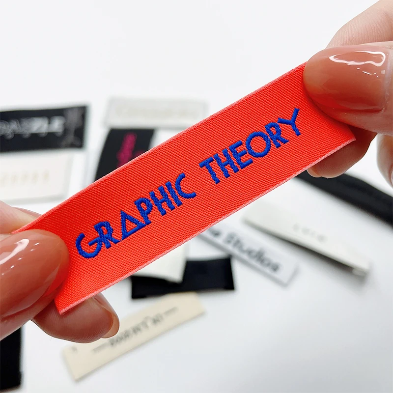 High quality  private apparel damask custom clothing brand labels for clothes