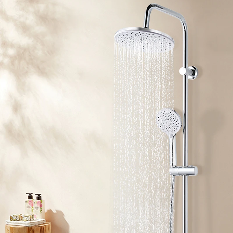 New Design Bathroom Chromed Thermostatic 1 Set Zinc Shower Column