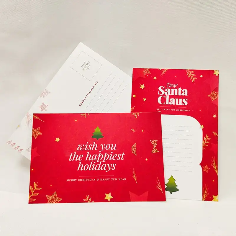 Shanli Custom thank you card for business Insert christmas Card Printing Commodity Printing thanks card