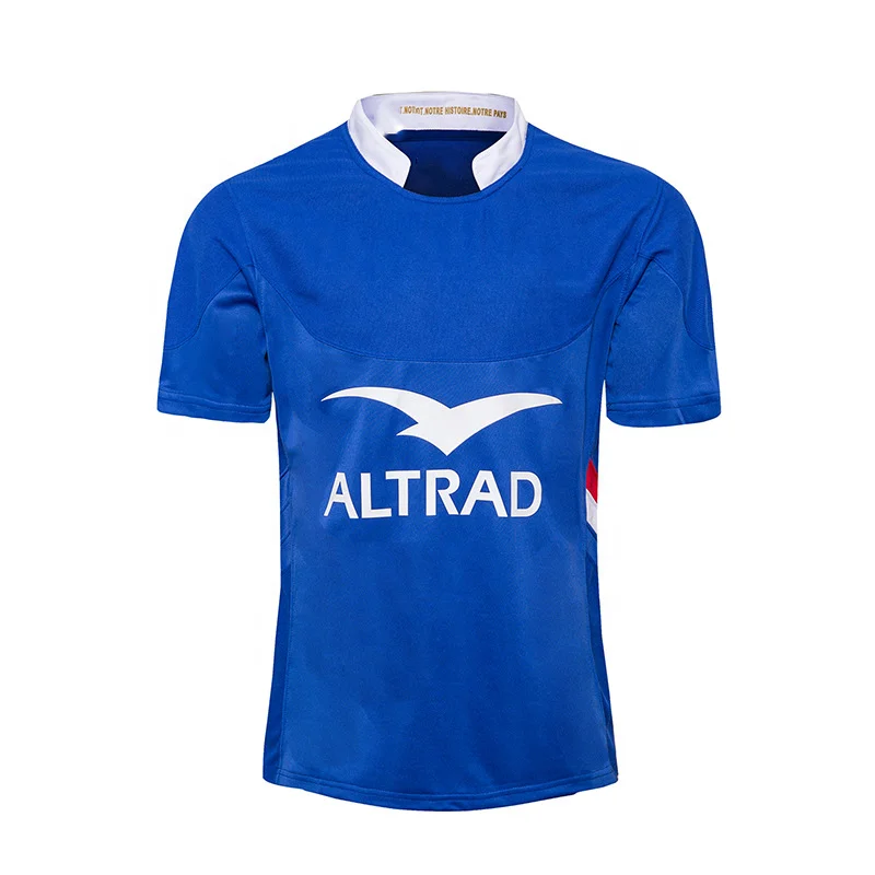 French Rooster home and away T-shirt Polo short-sleeved rugby clothes men France rugby jersey