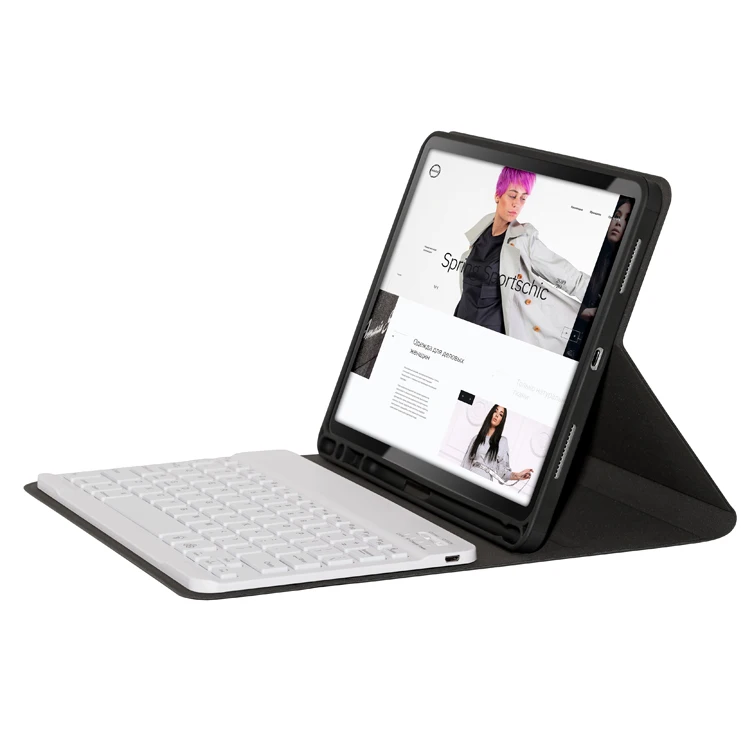 Most Popular Wireless Tablet Keyboard Cover With Backlit For iPad Air3 10.5 Compatible For iPad 10.2 2021 Case With Keyboard