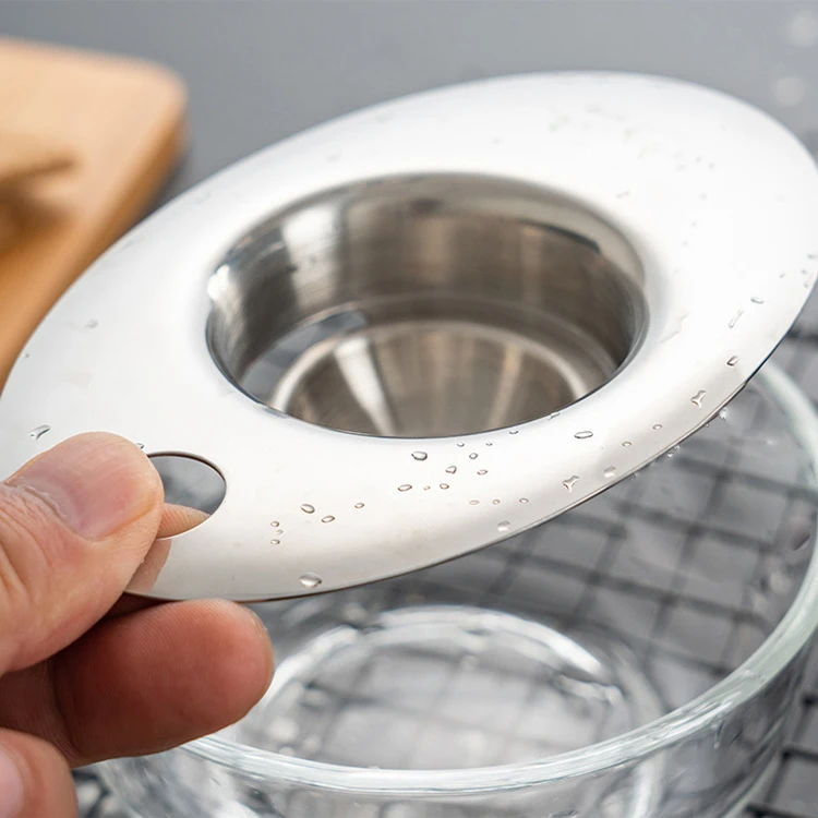 online Top seller Kitchen Accessories 304 Stainless Steel Egg White Egg Yolk Separator Egg White Filter Kitchen Baking Tools