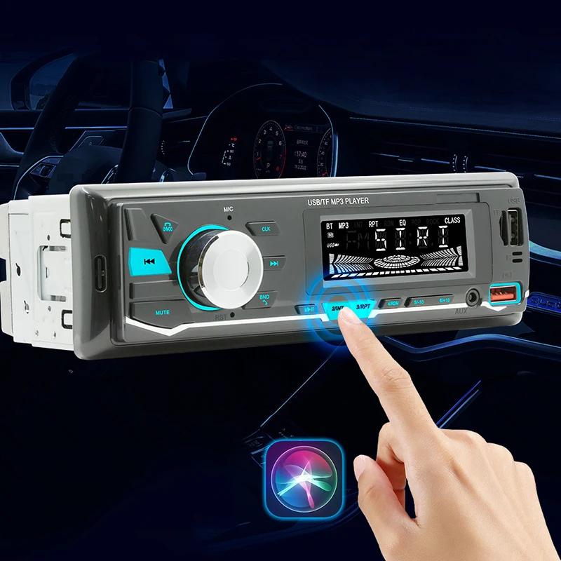 Car MP3 Player Autoradio Car Radio BT 12V 1Din Stereo FM Aux In Receiver TF USB LED Display Car Multimedia Radio