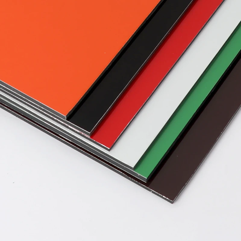 ALUSHINE pvdf /pe coated algeria  aluminum composite panel aluminum pvdf coated