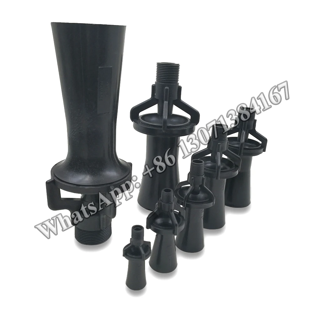 PP Plastic Tank Mixing Eductor with 1/4 Inch 3/8inch 1/2inch 1inch 1-1/4 Inch 1-1/2inch 2 Inch Thread