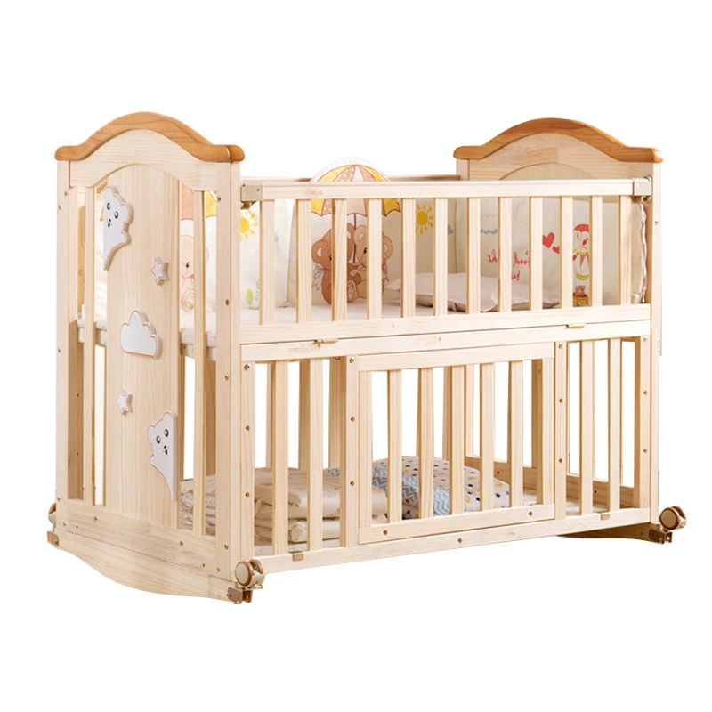 
Customizable ready to ship baby infant bed cradle 2021 