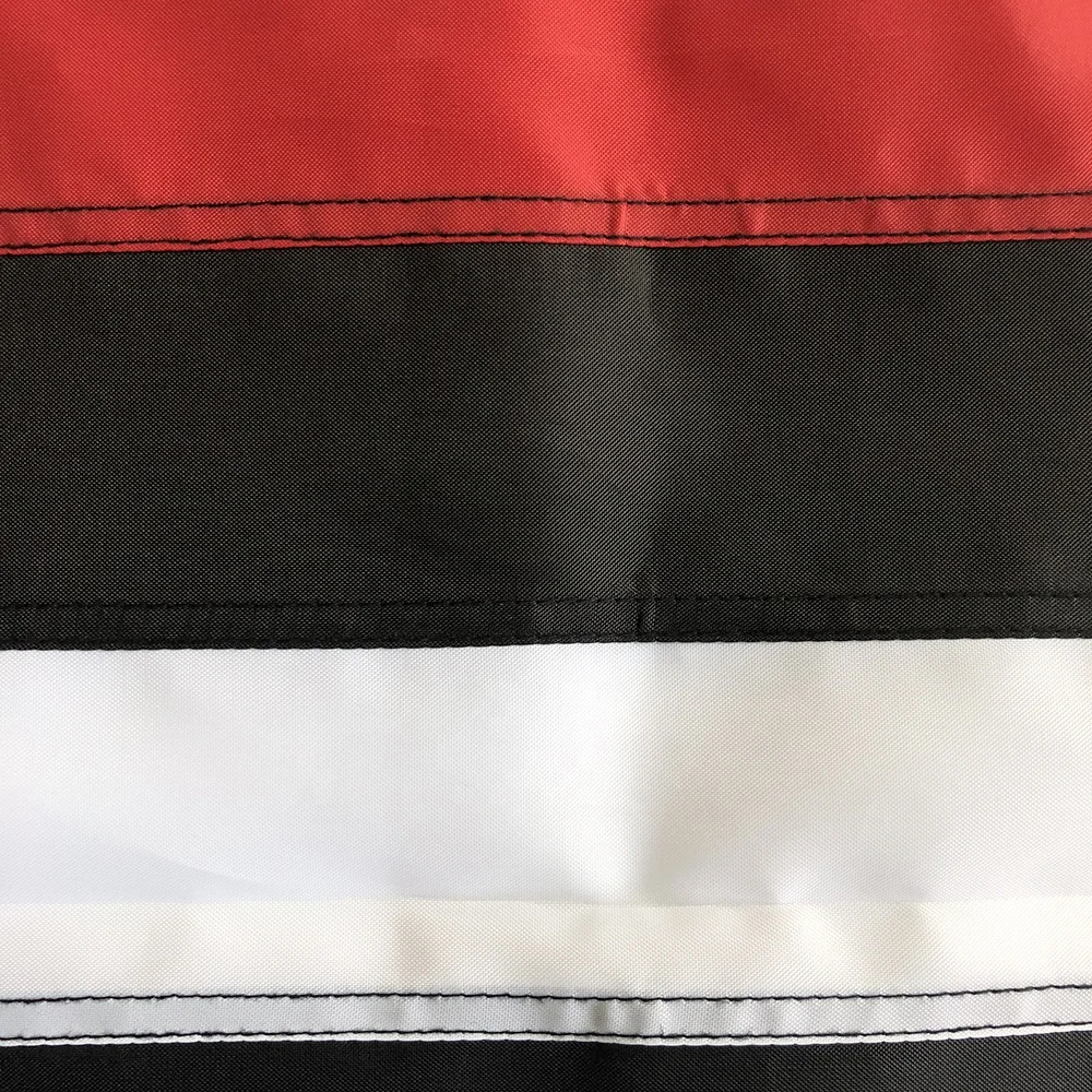 
3x5 FT Embroidered Thin Red Line Betsy Ross Flag 210D Sewn Stripes Stars 13 Stars American Flag Support Fireaman 