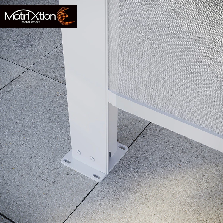 Pergola Motorised Patio Aluminum Waterproof Garden Furniture Outdoor roof Louver gazebo Pergola Bioclimatique