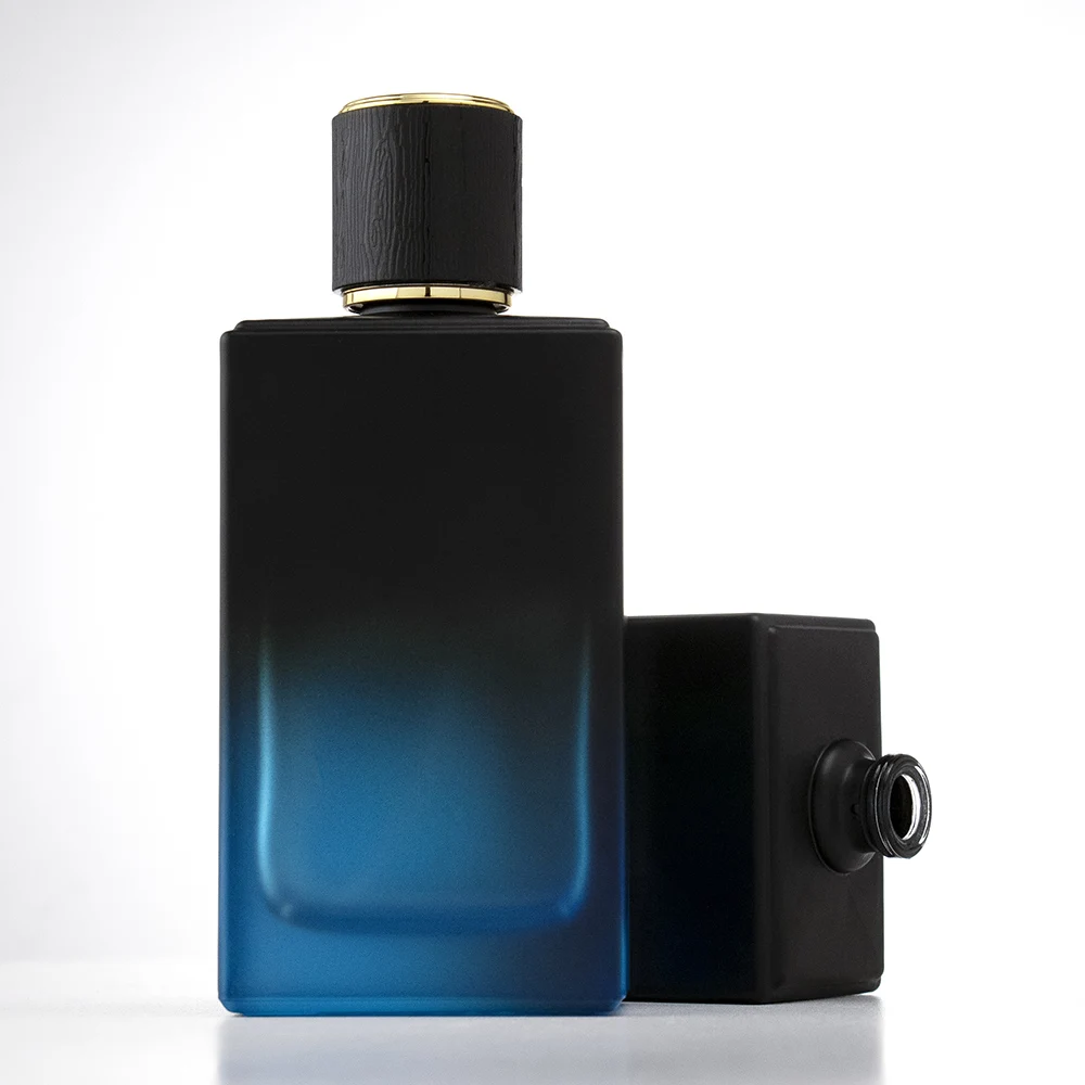 Empty Man Cologne Bottles And Packaging Wholesale Luxury 50ml 100ml Square Perfume Bottle