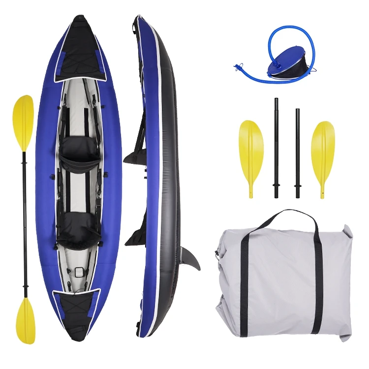 High Performance Wholesale Pvc Boat Tandem Kayak Inflatable,Canoe 2 Person Inflatable Kayak
