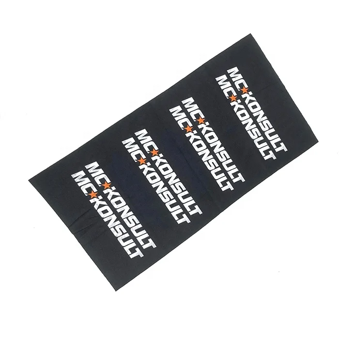 Customized Elastic Cycling Bandana Scarf Fashionable Adult Square Seamless Bandana with Custom Logo