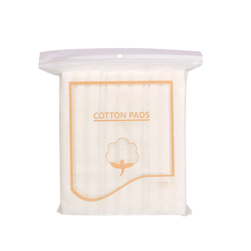 Wholesale Cosmetic Multilayer Fluffy Lint Free Organic Premium Facial Make Up Remover Cotton Squares Pad For Face Cleansing