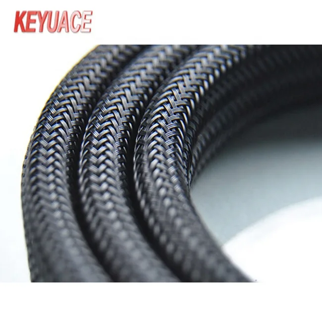 KY-PET Expandable Braided Sleeving/Braided Loom sleeving / Braided sleeving of the same quality as Techflex