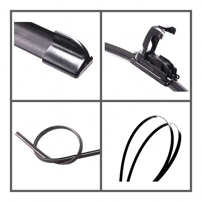 High performance windshield boneless wipers for automotive factories