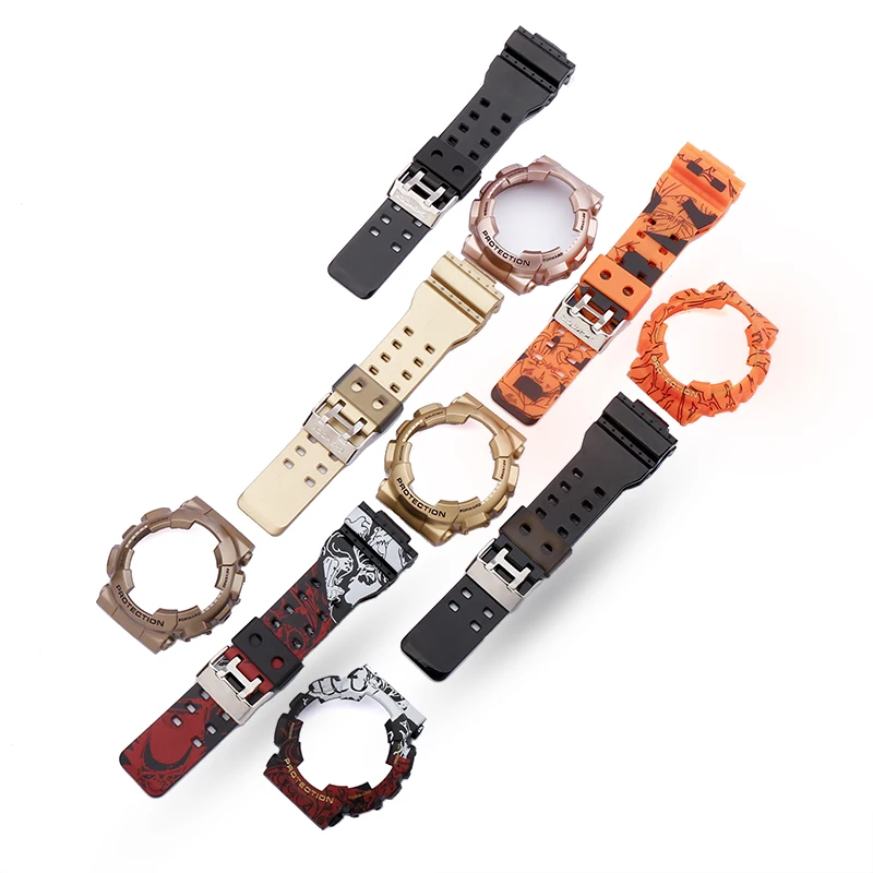 Watch accessories resin strap case for G-SHOCK GA GD GAX GLS100 110 120 men and women sports watch accessories