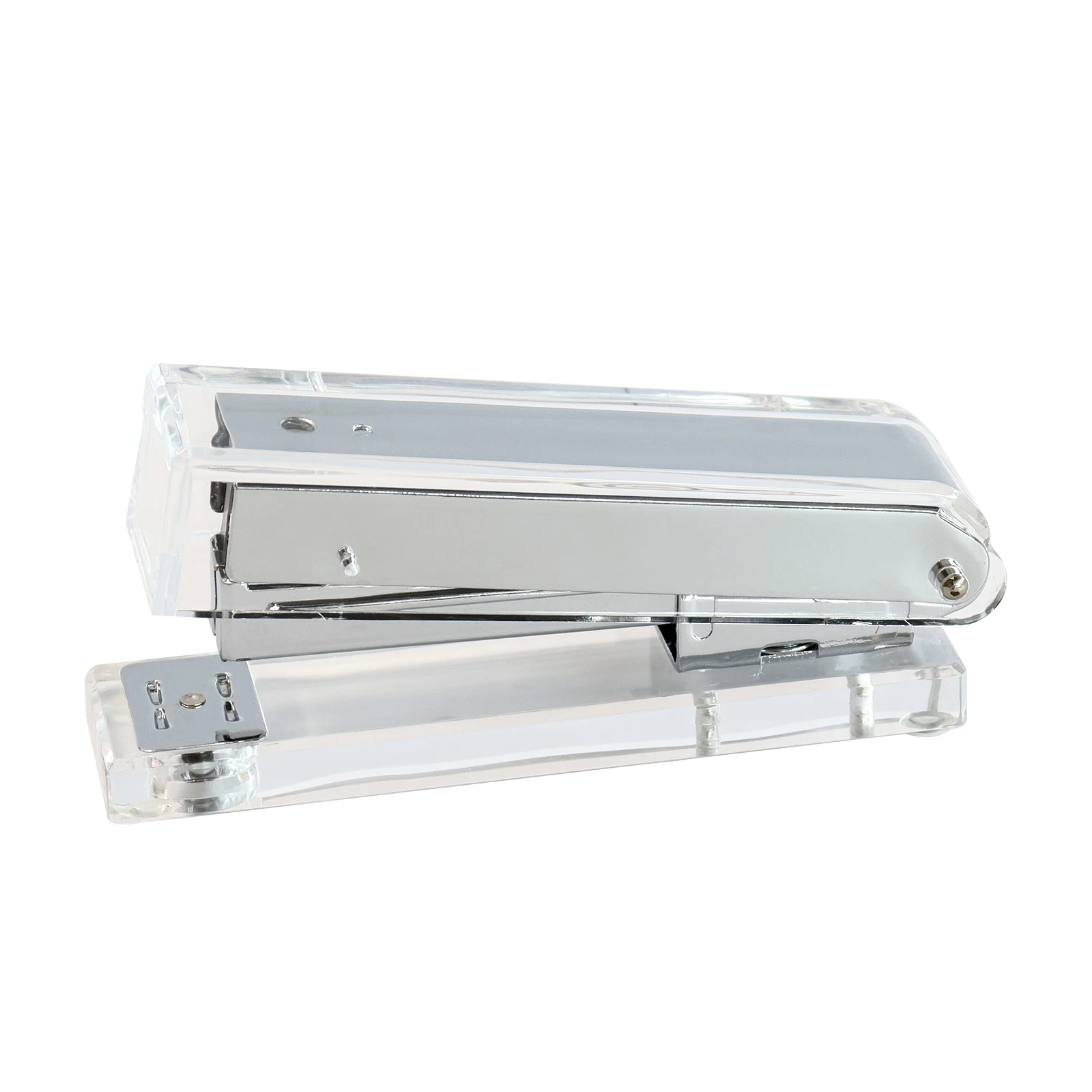 Clear acrylic stapler silver wholesale transparent stapler acrylic silver stapler