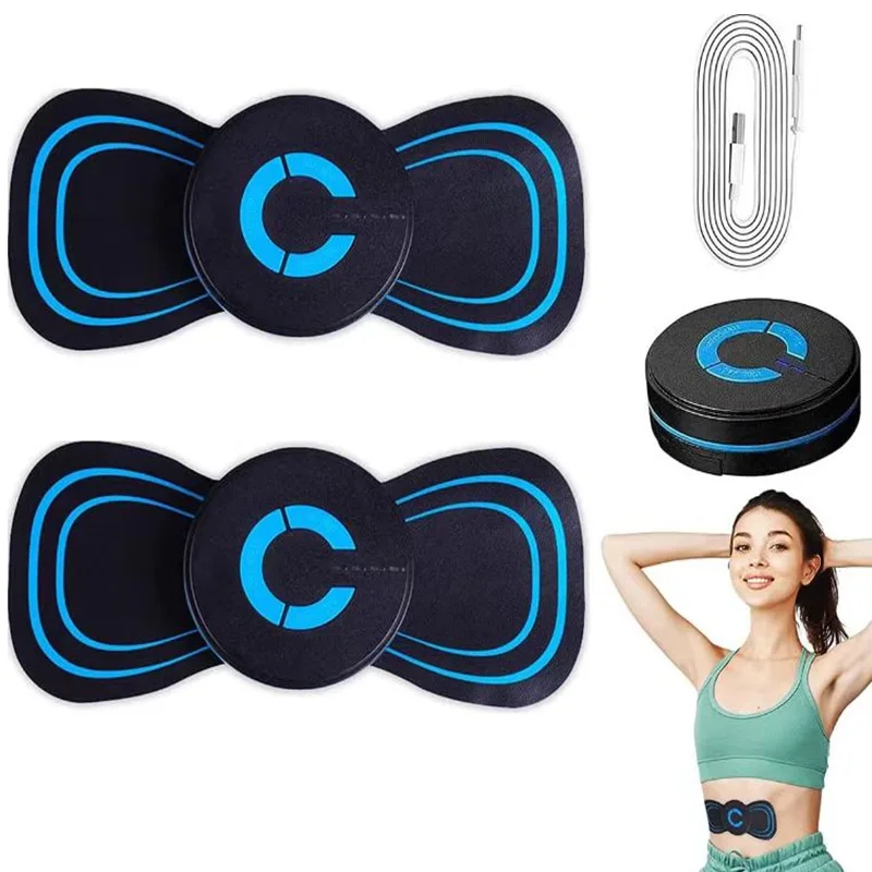 Factory wholesale Neck Shoulder Mini Ems Tens Massage Patch Pad Smart Relief Electric Pulse Massager