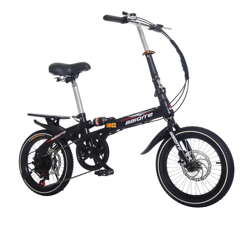 16/20inch steel bicicleta folding bicycle mini 6speed foldable cycle
