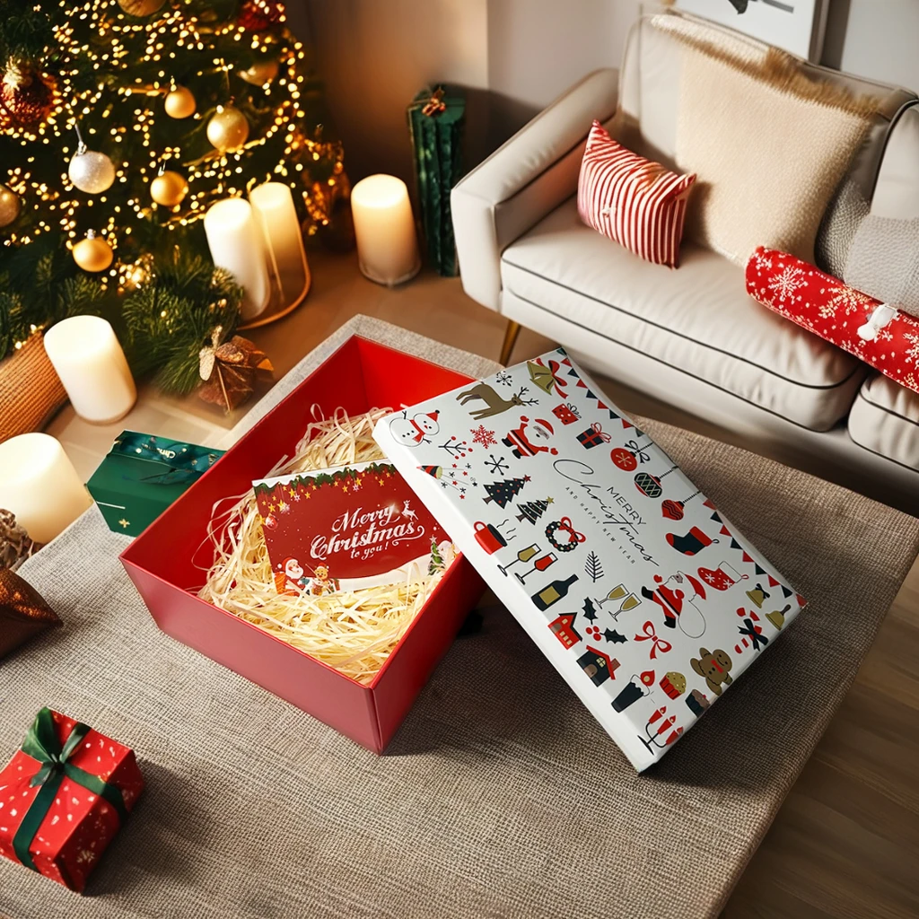 Wholesale Customized Easter Set Holiday Gift Boxes Rigid Cardboard Christmas Folding Packaging Gift Boxes