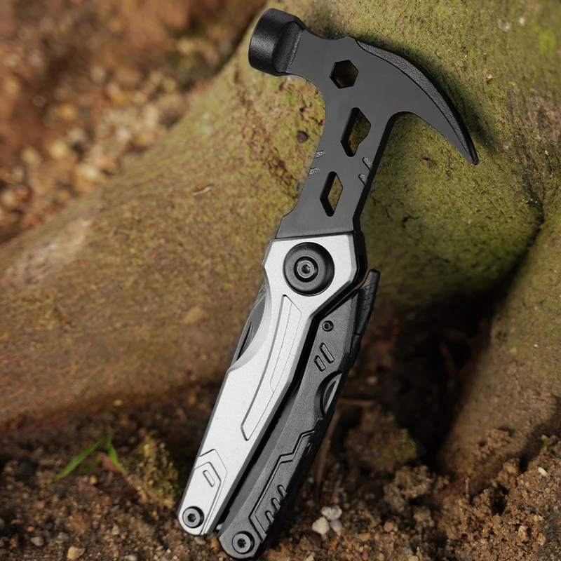 12 in 1 Hammer Multitool Pliers With Bottle Opener Screwdrivers Camping Survival Gear Cool Gadgets for Hiking Outdoor