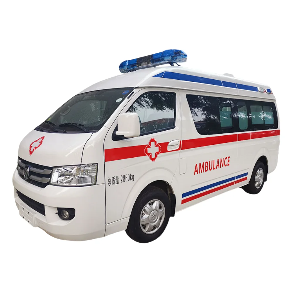 2024 Ambulance Rescue Car Brand New 4x4 Monitoring Hospital Medical Vehicle for Exporting
