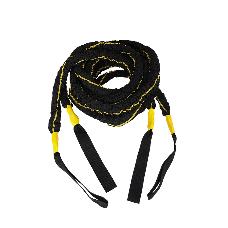 Nylon sleeve covered Resistance bands set with Shoulder Harness assistant belt athletes running jumping