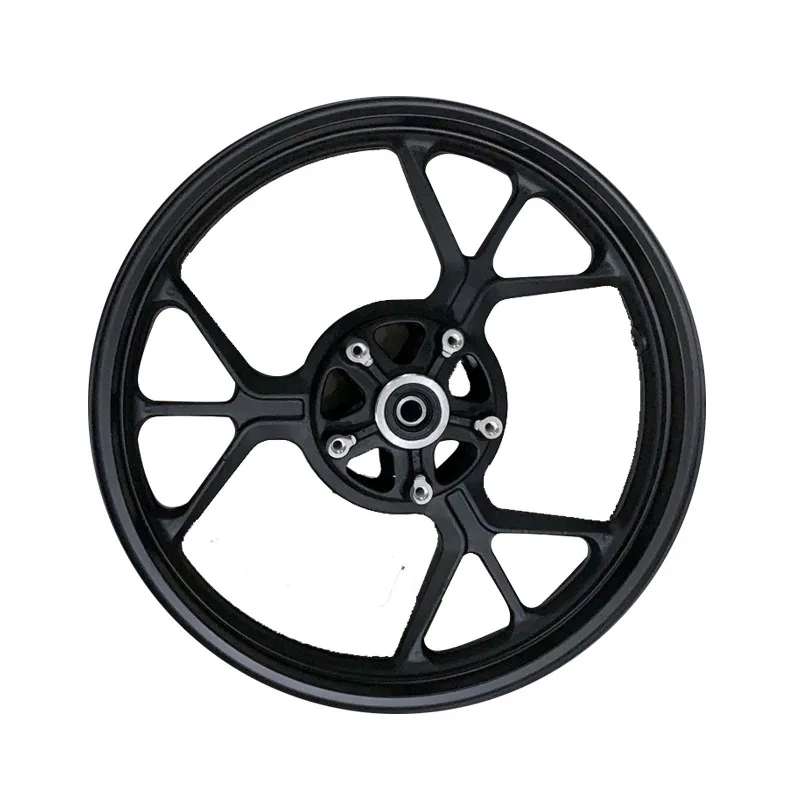 
Motorcycle electric wheel hub 17 inch 3.0 wide 5 hole disc brake front wheel aluminum alloy manufacturer supply 