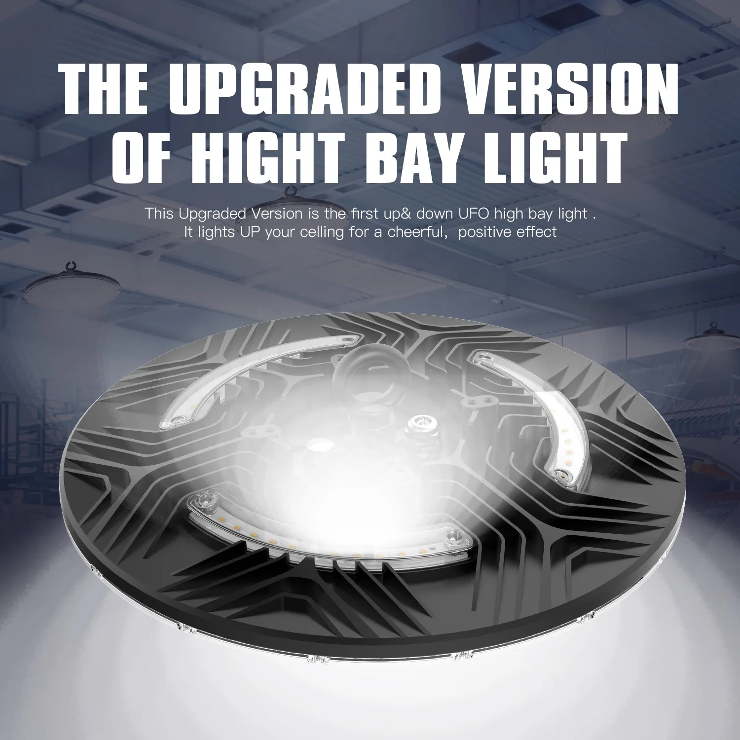 Лучший продукт amazon cgt ufo led cct сверхъяркий промышленный гаражный светильник светодиодный для пищевой