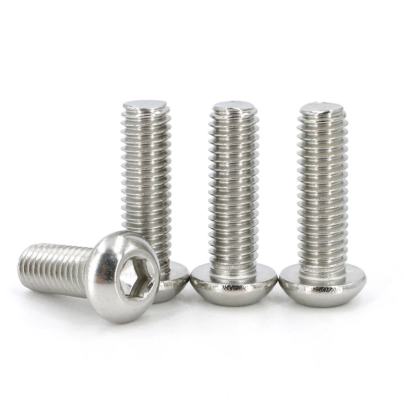 The Most Popular Stainless Steel SUS31608 M3-M16 A4-70 Hexagon Socket Flat Round Head Screw