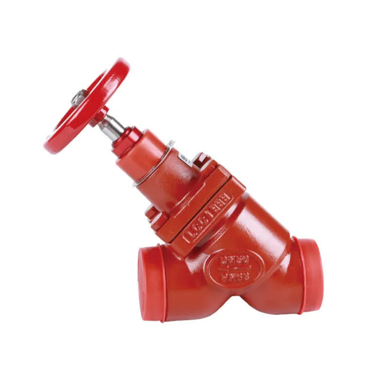 Famous Brand Ammonia Freon System Cast Steel Straight-Through Angle Stop Valve for Cold Storage