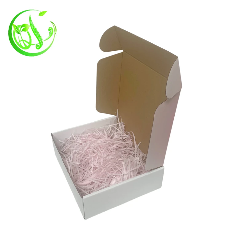 Biodegradable large gift box flat pack display boxes shopping gift paper recycle folding gift box