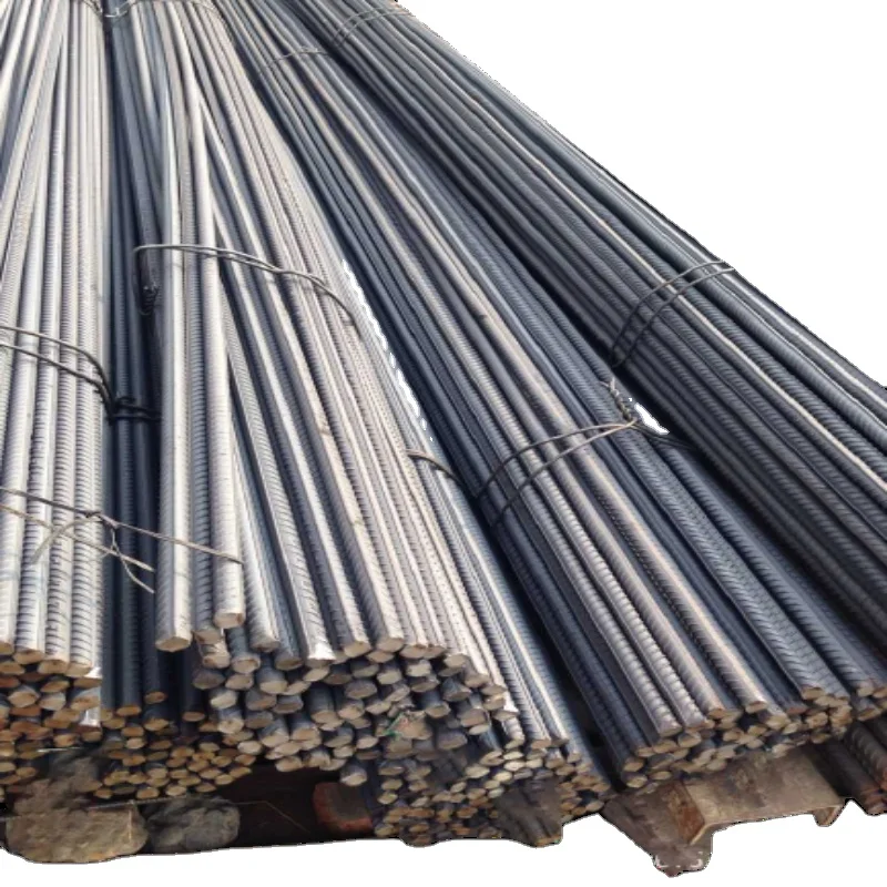 ASTM A615 Grade 60 SS400 S355 HRB335 HRB400 HRB500 hot rolled steel rebar Iron deformed steel bar rod for building construction