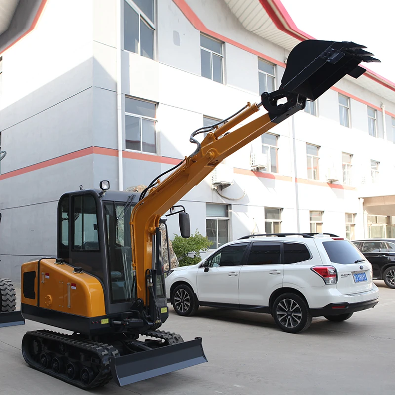 New small excavator mini bagger compact mini excavator 1 ton
