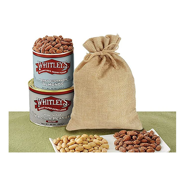 
Natural Linen Pouch Drawstring Burlap Jute Sack Jewelry Gift burlap drawstring bags for Thanksgiving Christmas GiftNatural Lin 