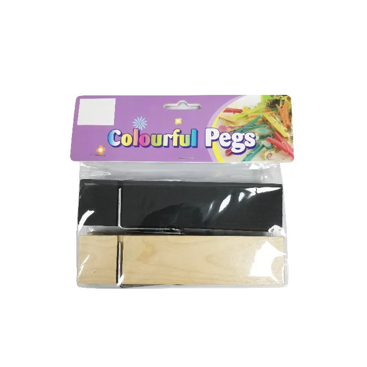 2PCS 14.8CM high quality fsc wood large photo paper craft DIY clip decoration clothespin clothes peg