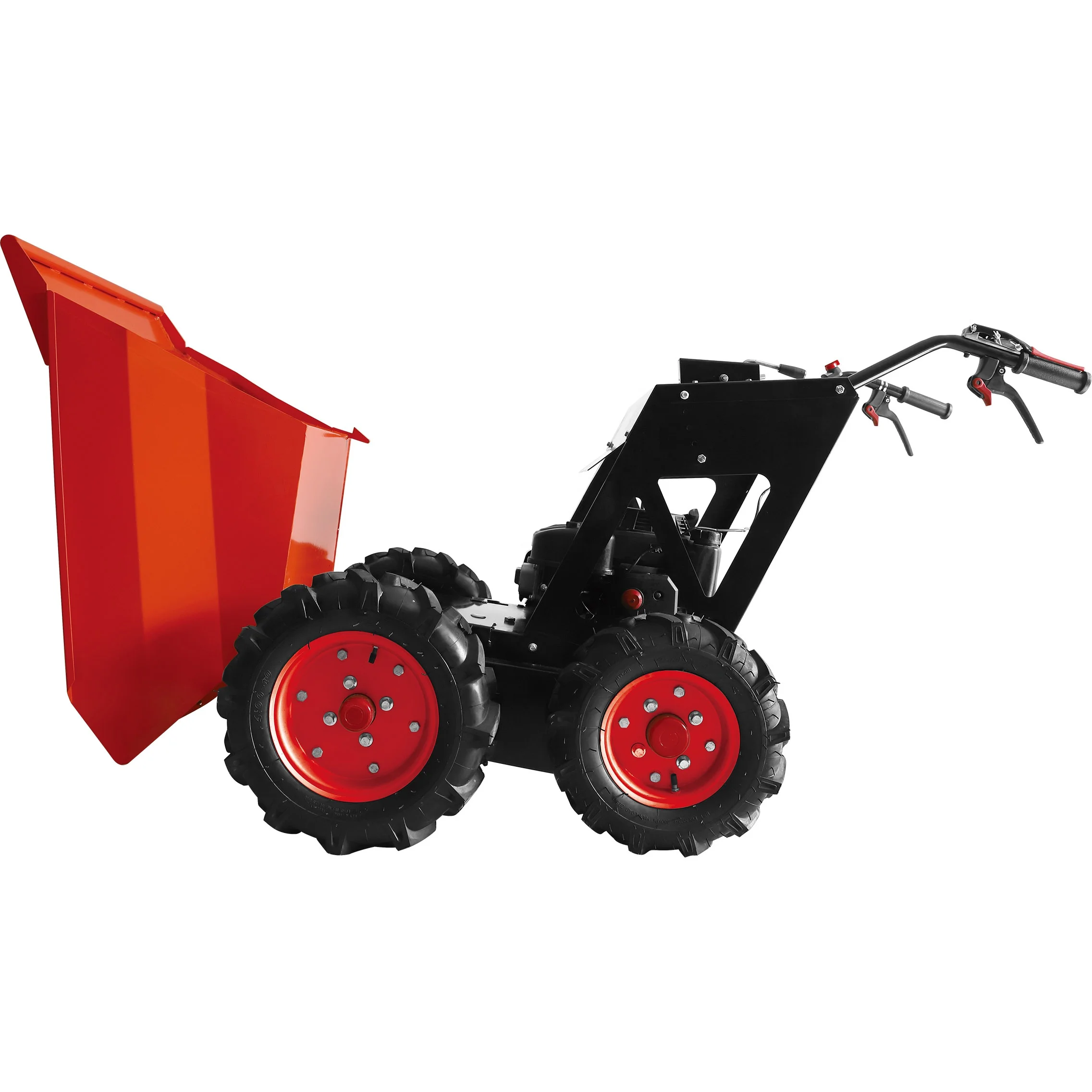 350kg Loading Capacity Loader Dumper with gasoline engine electric wheel barrow