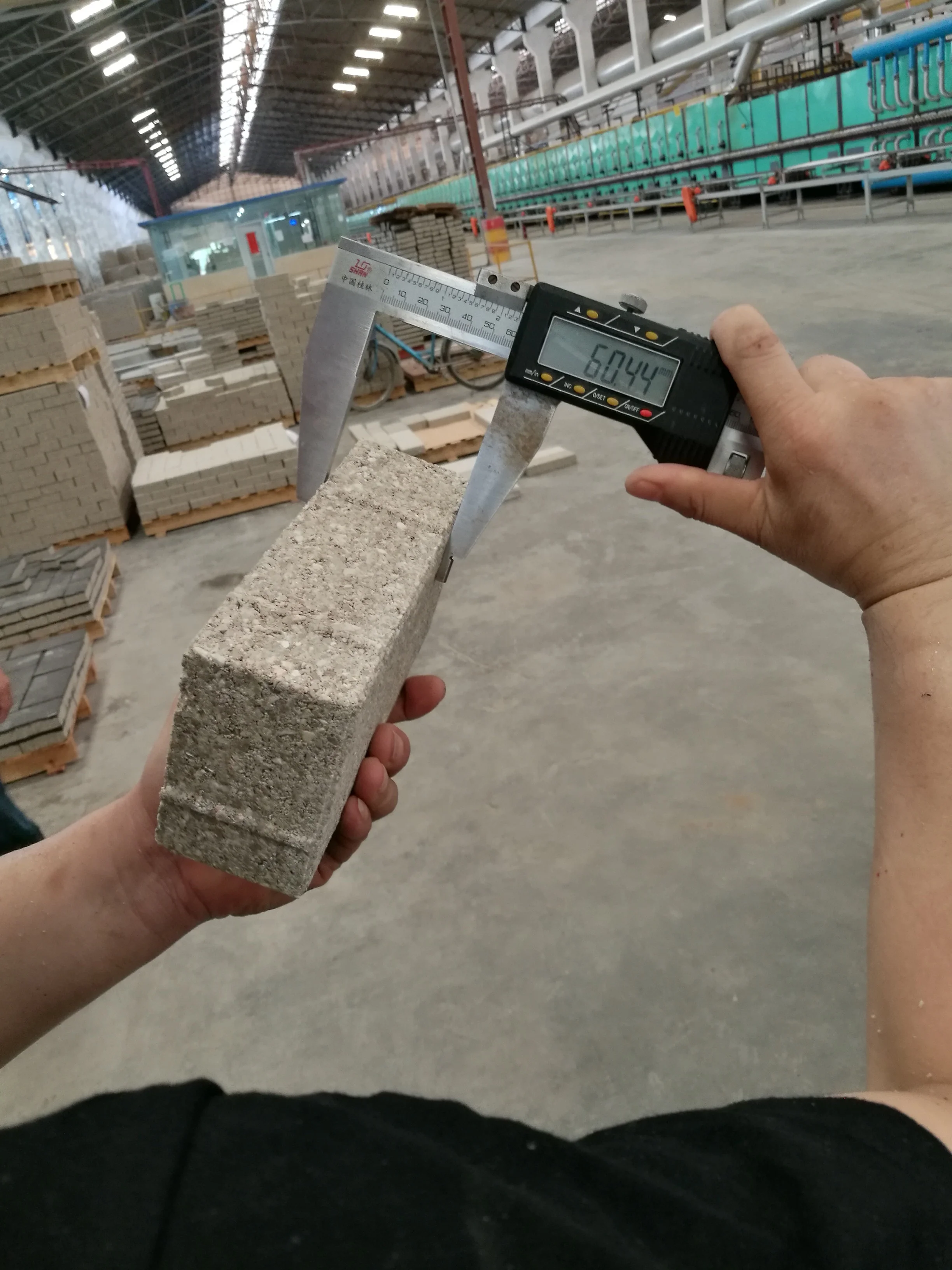 
Water permeable ceramic block pavers 