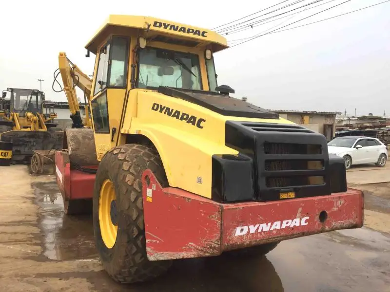 Долговечный б/у дорожный каток Dynapac CA602D однобарабанный оригинальное состояние низкая стоимость