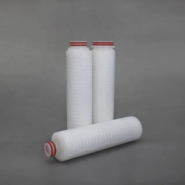 Abslute rate hydrophilic  PES membrane 0.04 micron 10/20 /30 inch pleated filter cartridge for sterile filtration