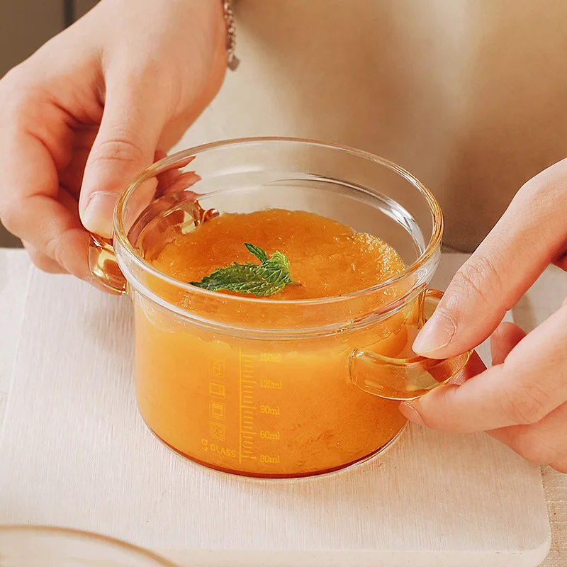 150ml 300ml 450ml High temperature resistant special bowl baby food utensils kitchenware pot Glass bowl glass cooking pot