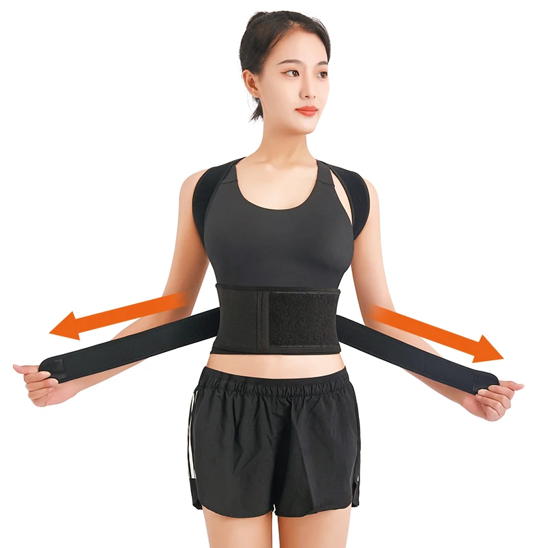 Custom print logo Posture Corrector For Women Adjustable Back Posture Brace Corrector For Men