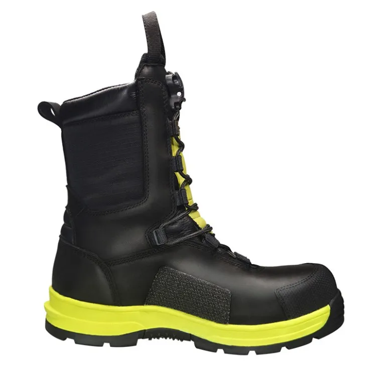 Chinese High Temperature and Flame Resistant Safety Protection Fireman Fire Engine Rubber Firefighting Boots