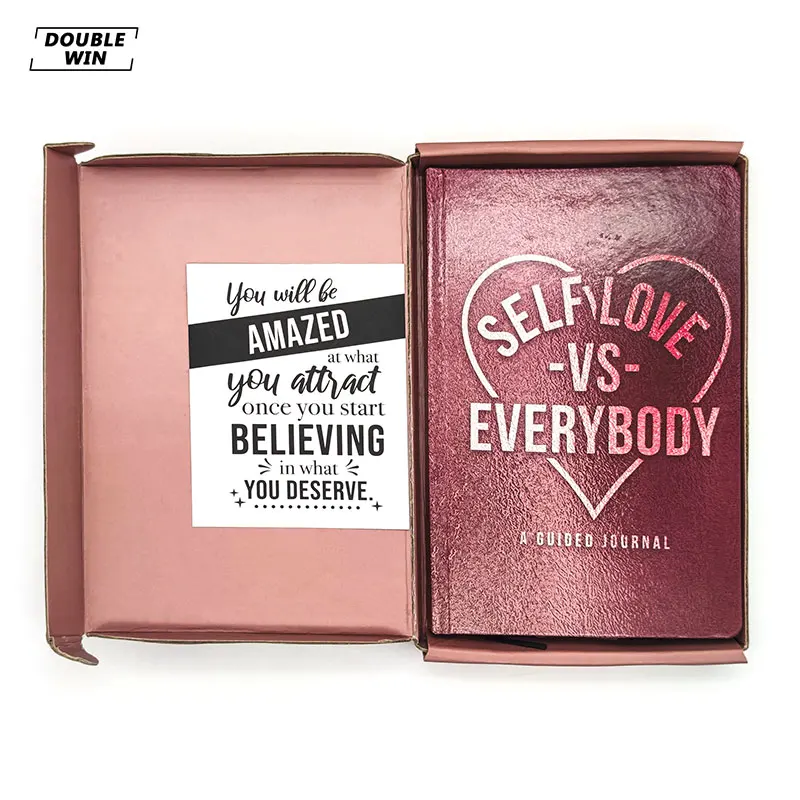 2025 2026 Custom Printing Hardcover Guided Spiritual Love Planner 5 Minute Reflection Affirmation Spiritual Self Care Journals