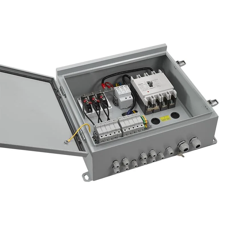 KINEE Solar Power System Combiner Box Iron Metal Box for 2 4 6 String 1000V PV Products with DC SPD Fuse