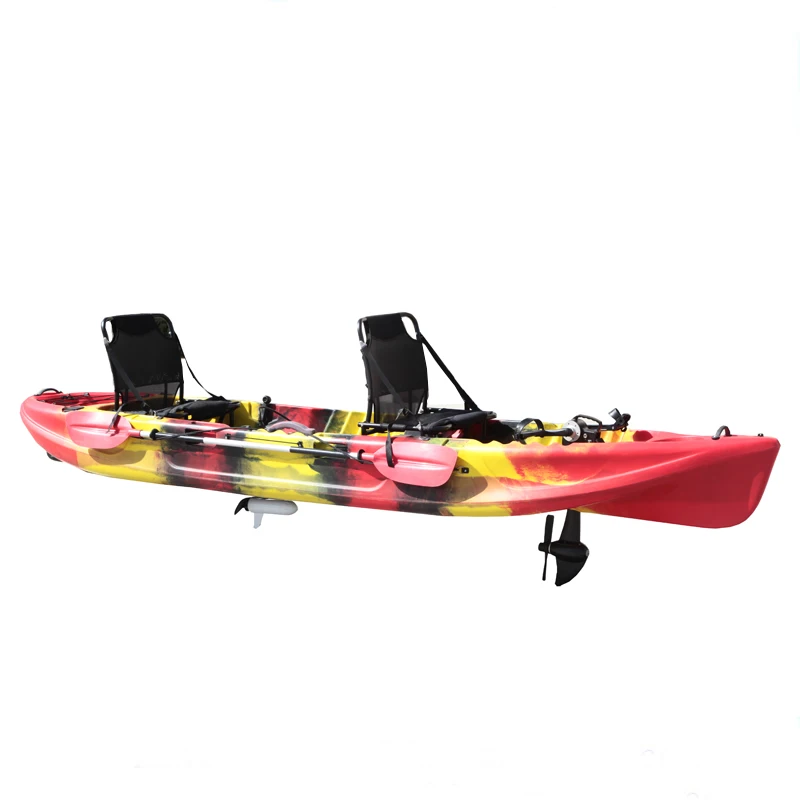 Double seat Pedal kayak  & electric motor sit on top fishing kayak