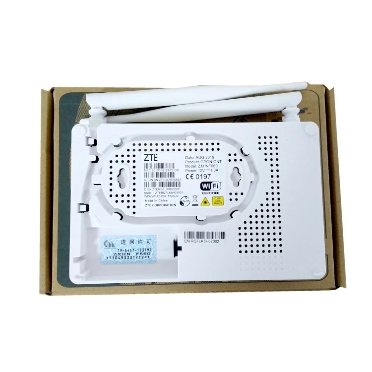  Новинка ZTE F660 V8 1GE 3FE 1POTS 1USB WiFi ONU F609 GPON ONT с