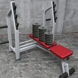 Gym weight training multifunctional adjustable frame fixed weight bench press